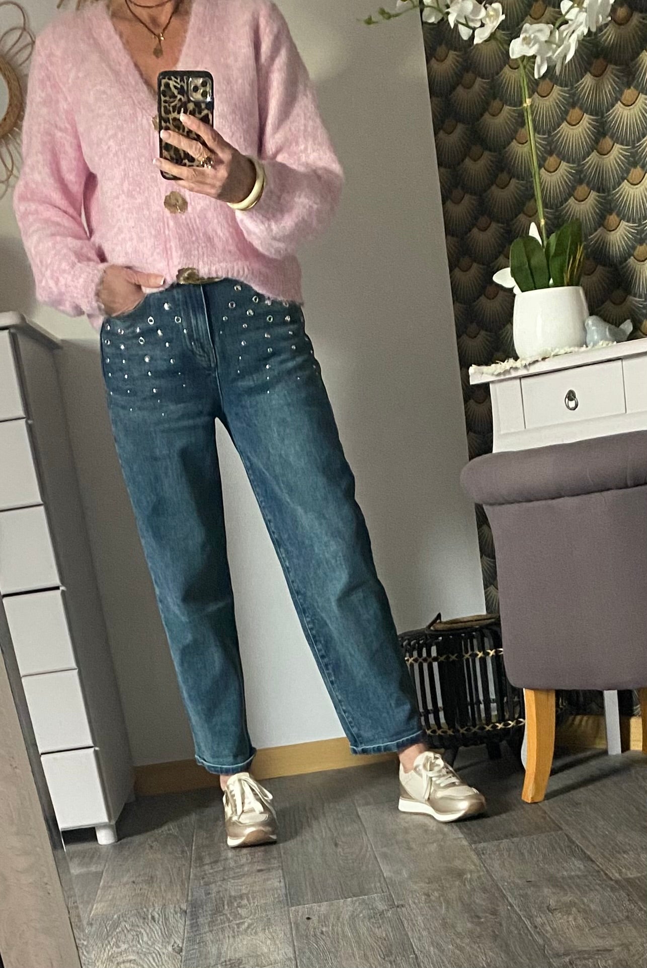 PANTALON JEAN LARA  TAILLE M