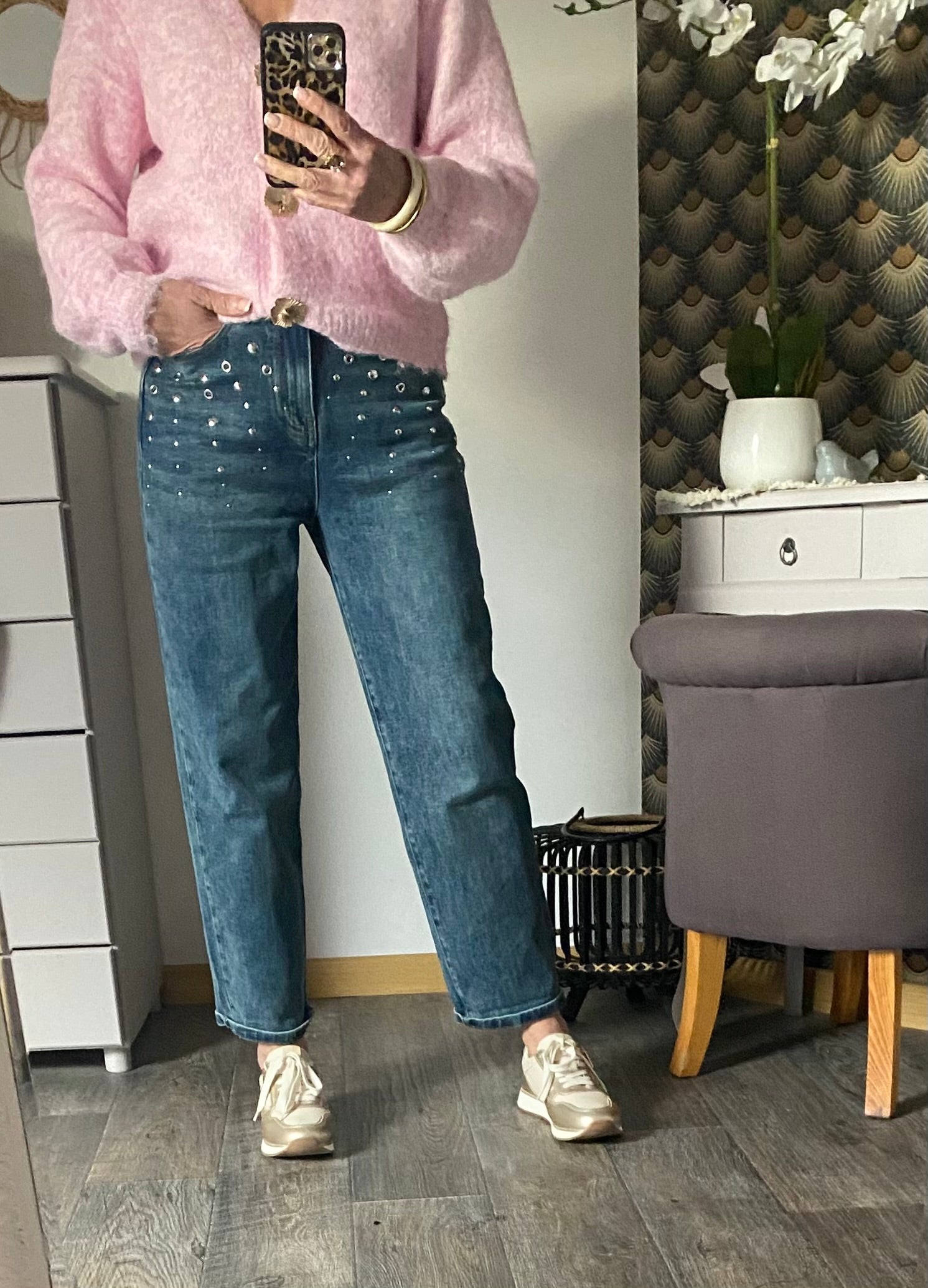 PANTALON JEAN LARA  TAILLE M