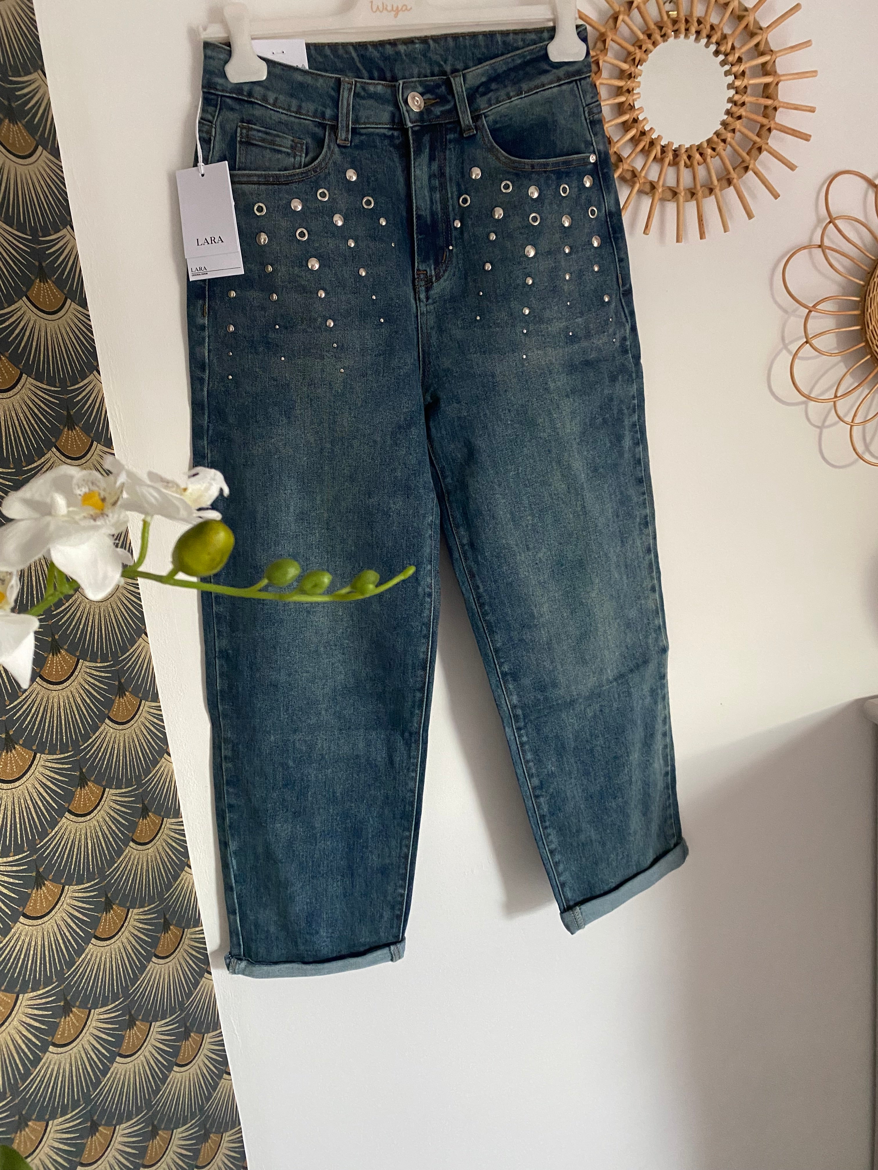 PANTALON JEAN LARA  TAILLE M