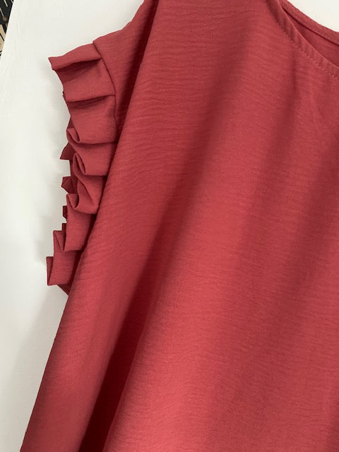 TOP NATHALIE TERRA COTA     COLLECTION BELLE TAILLE 42 AU 48