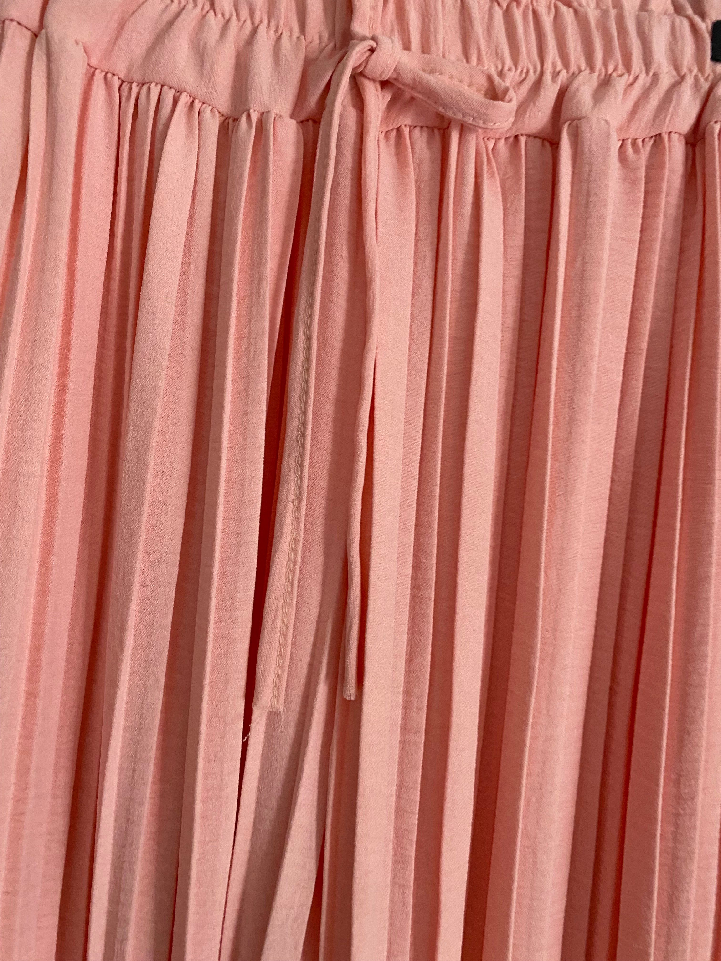 PANTALON MAGIQUE PLISSE  TU 36/48   ROSE