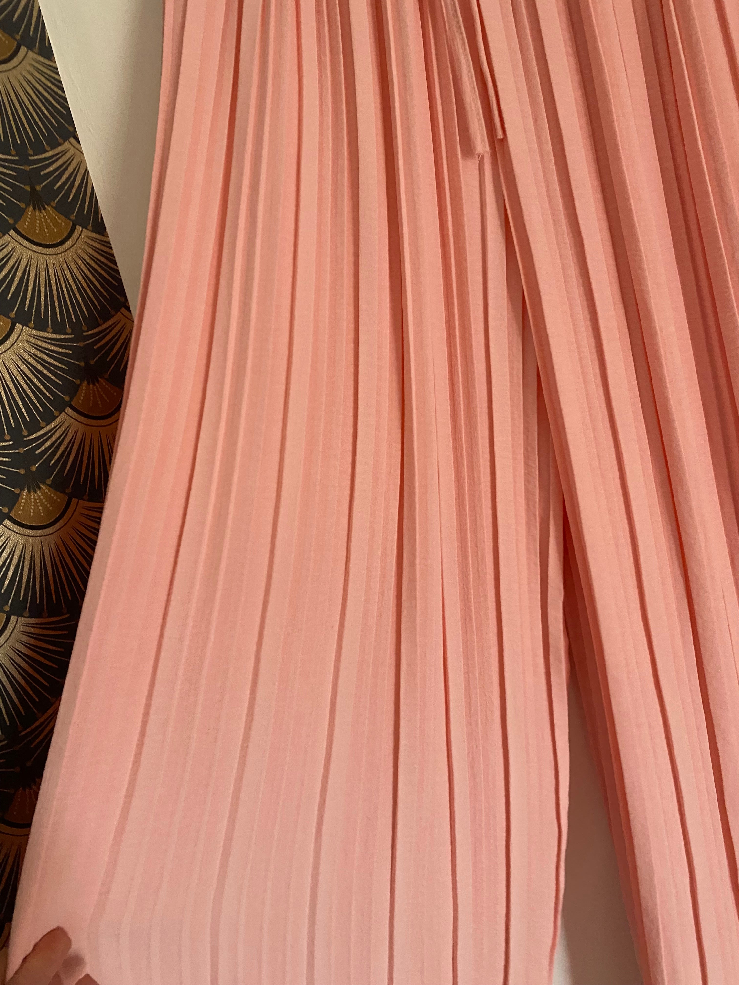 PANTALON MAGIQUE PLISSE  TU 36/48   ROSE