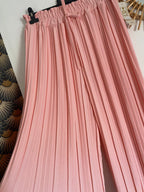 PANTALON MAGIQUE PLISSE  TU 36/48   ROSE