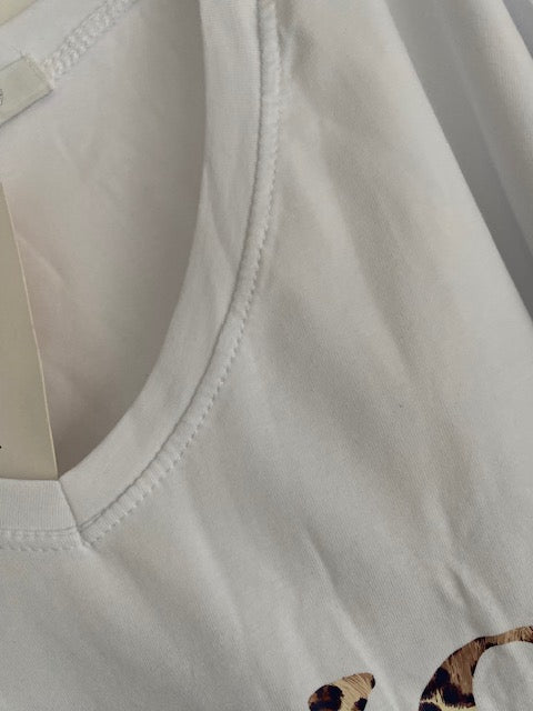 TEE-SHIRT LOVE BLEU MARINE     COLLECTION BELLE TAILLE 42 AU 48