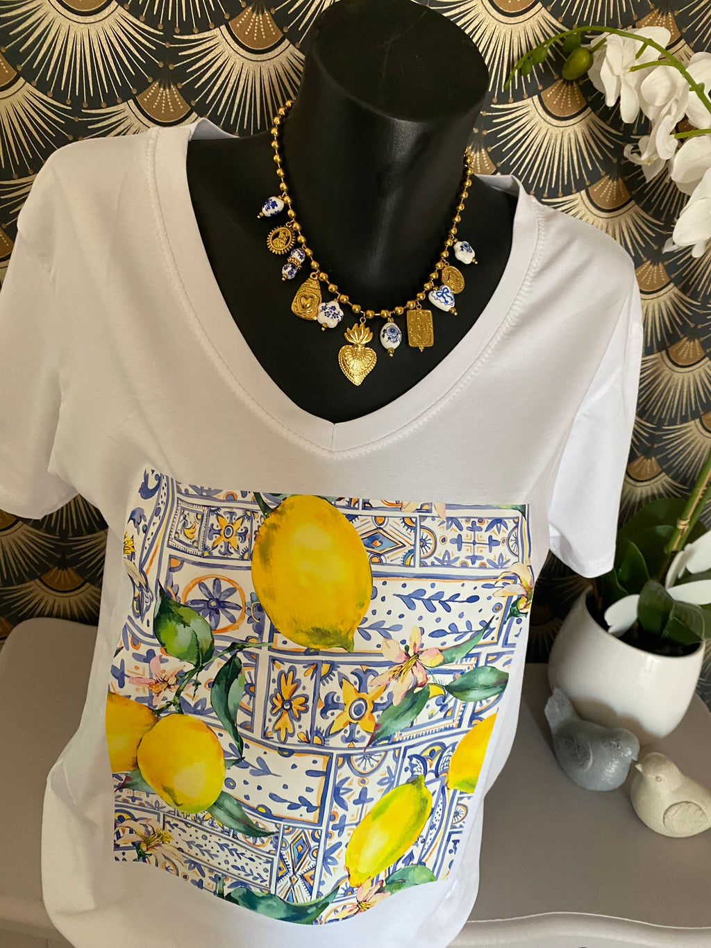 T-SHIRT CITRON  TU 36/44