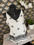 TOP BOHO NOIR S/M/L/XL