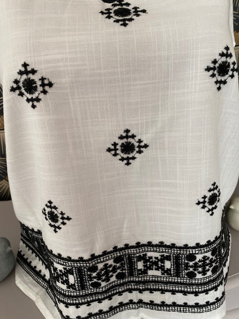 TOP BOHO NOIR S/M/L/XL