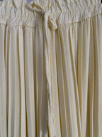 PANTALON MAGIQUE PLISSE  TU 36/48   JAUNE BEURRE