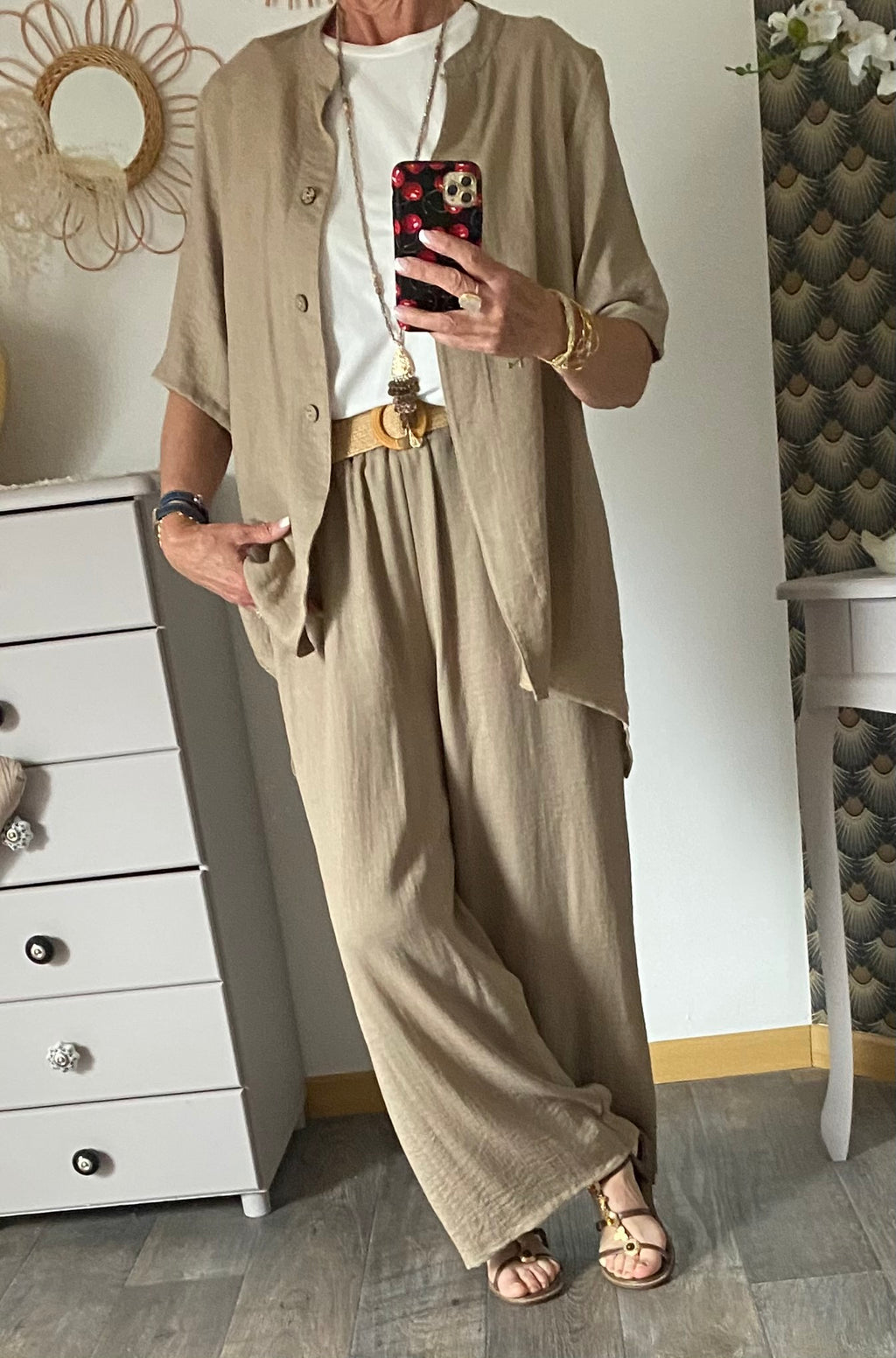 VESTE PABLO  TU 36/42  PETIT 44 DEUX COLORIS  ECCRU OU BEIGE