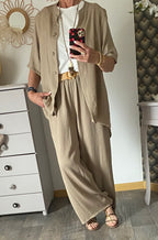 VESTE PABLO  TU 36/42  PETIT 44 DEUX COLORIS  ECCRU OU BEIGE