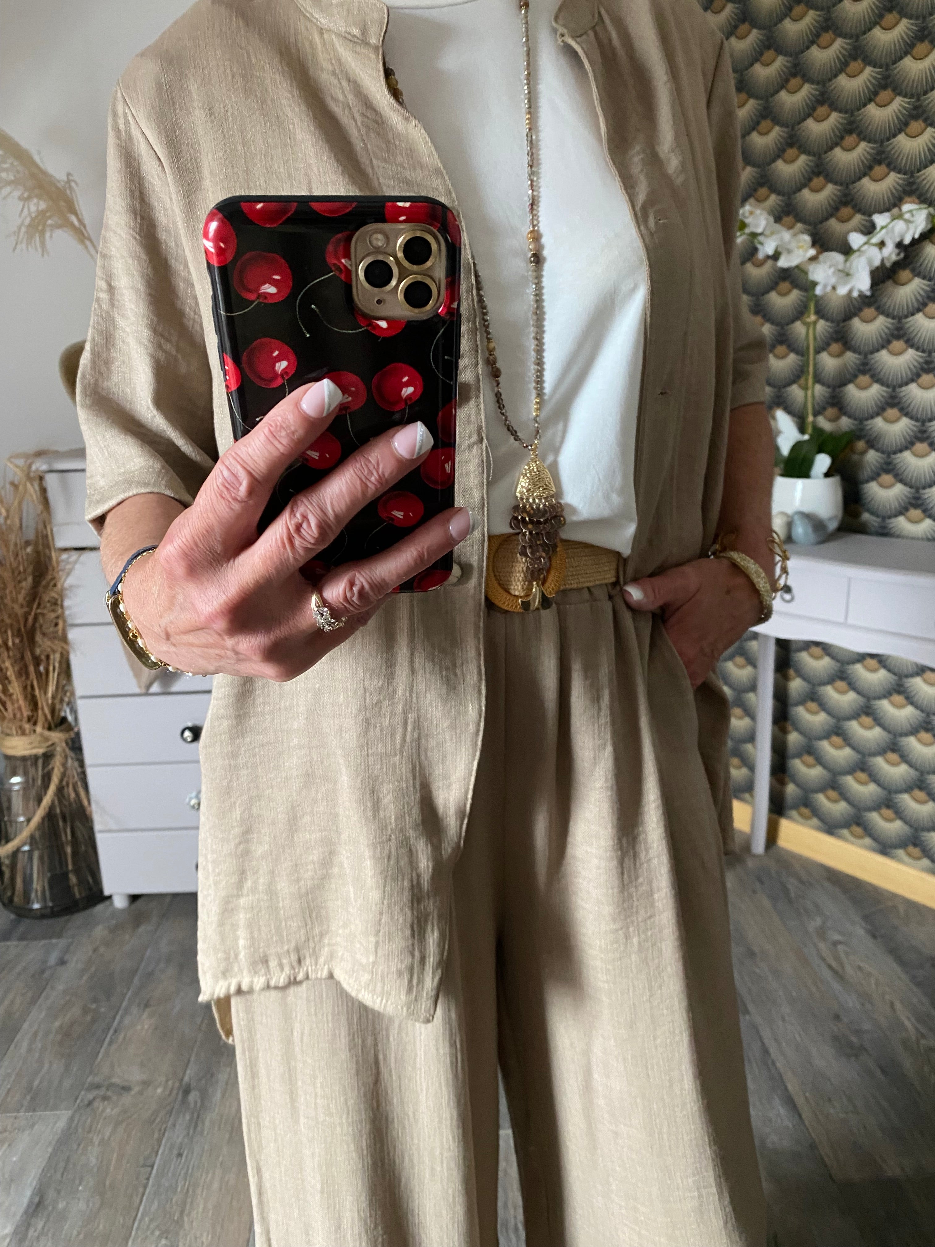 PANTALON PABLO BEIGE  TU 36/42