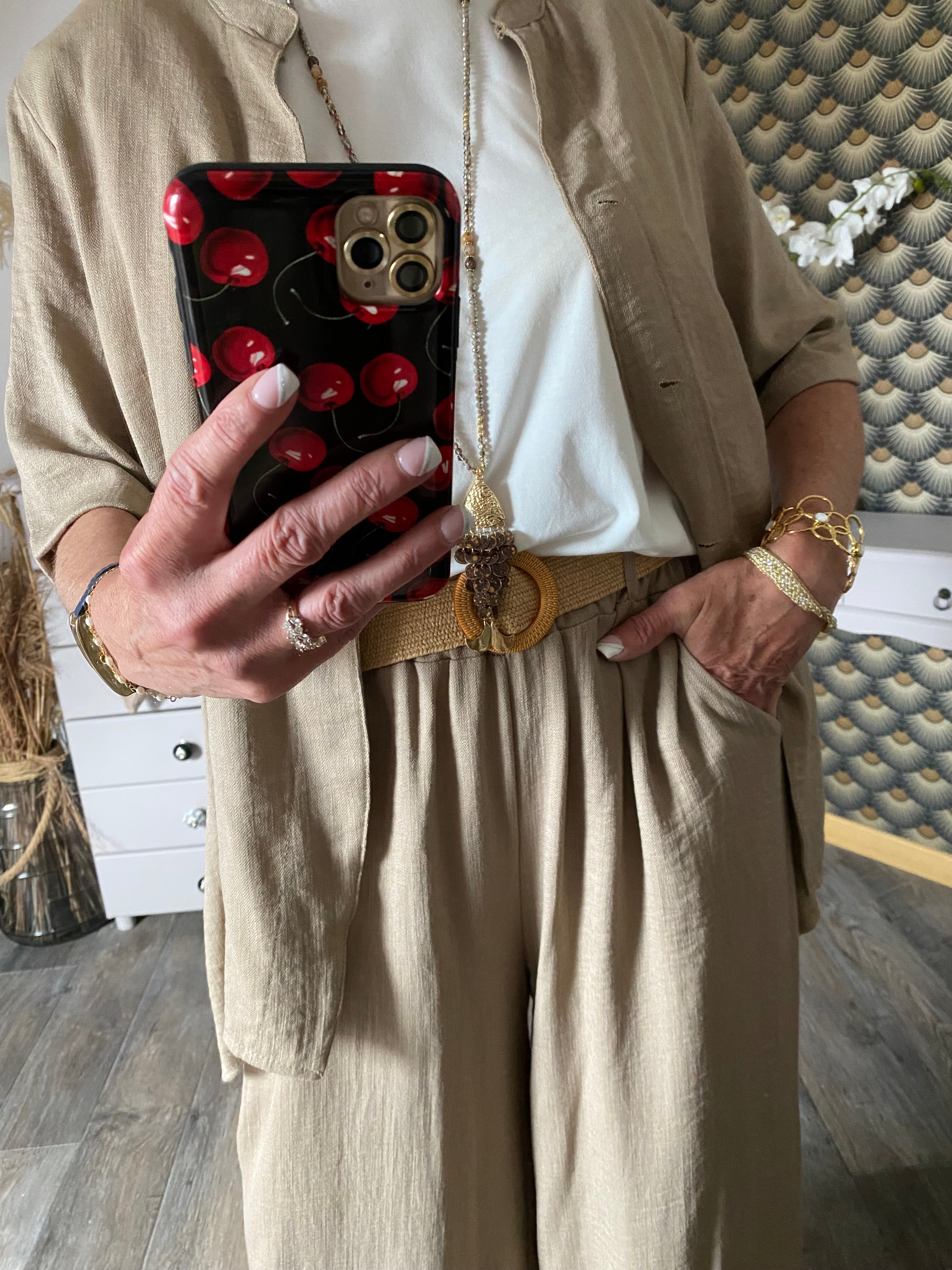 VESTE PABLO  TU 36/42  PETIT 44 DEUX COLORIS  ECCRU OU BEIGE