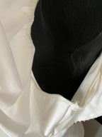 TOP BOHEME TU 36/42 ECRU ET CHOCO