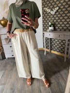 PANTALON PABLO ECRU  TU 36/42