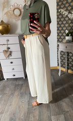 PANTALON PABLO ECRU  TU 36/42