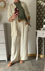 VESTE PABLO  TU 36/42  PETIT 44 DEUX COLORIS  ECCRU OU BEIGE