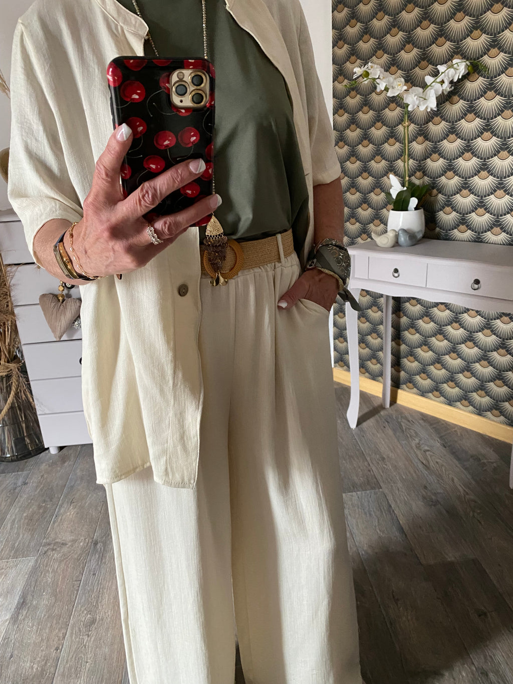 PANTALON PABLO ECRU  TU 36/42