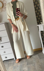 PANTALON PABLO ECRU  TU 36/42