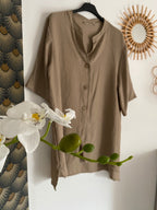 VESTE PABLO  TU 36/42  PETIT 44 DEUX COLORIS  ECCRU OU BEIGE