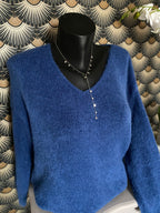 PULL NINOU BLEU ROI  TU 36/44  BABY ALPAGA