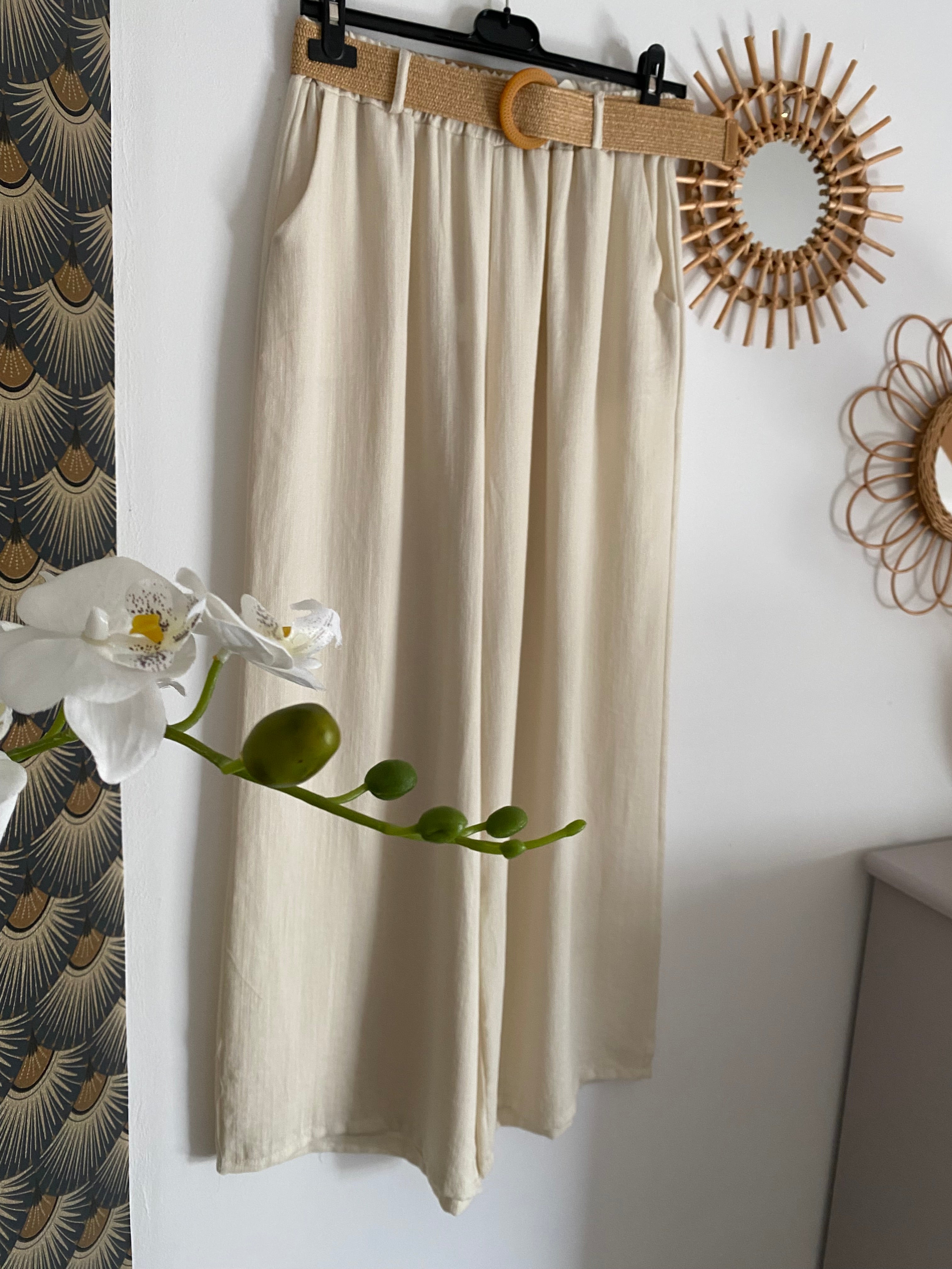 PANTALON PABLO ECRU  TU 36/42
