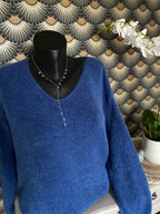 PULL NINOU BLEU ROI  TU 36/44  BABY ALPAGA