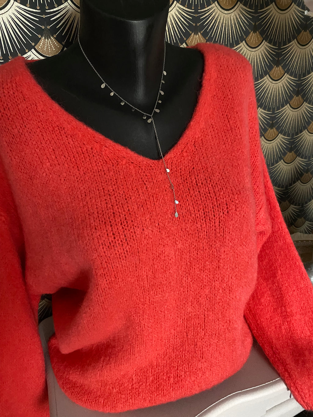 PULL NINOU CORAIL TU 36/44  BABY ALPAGA