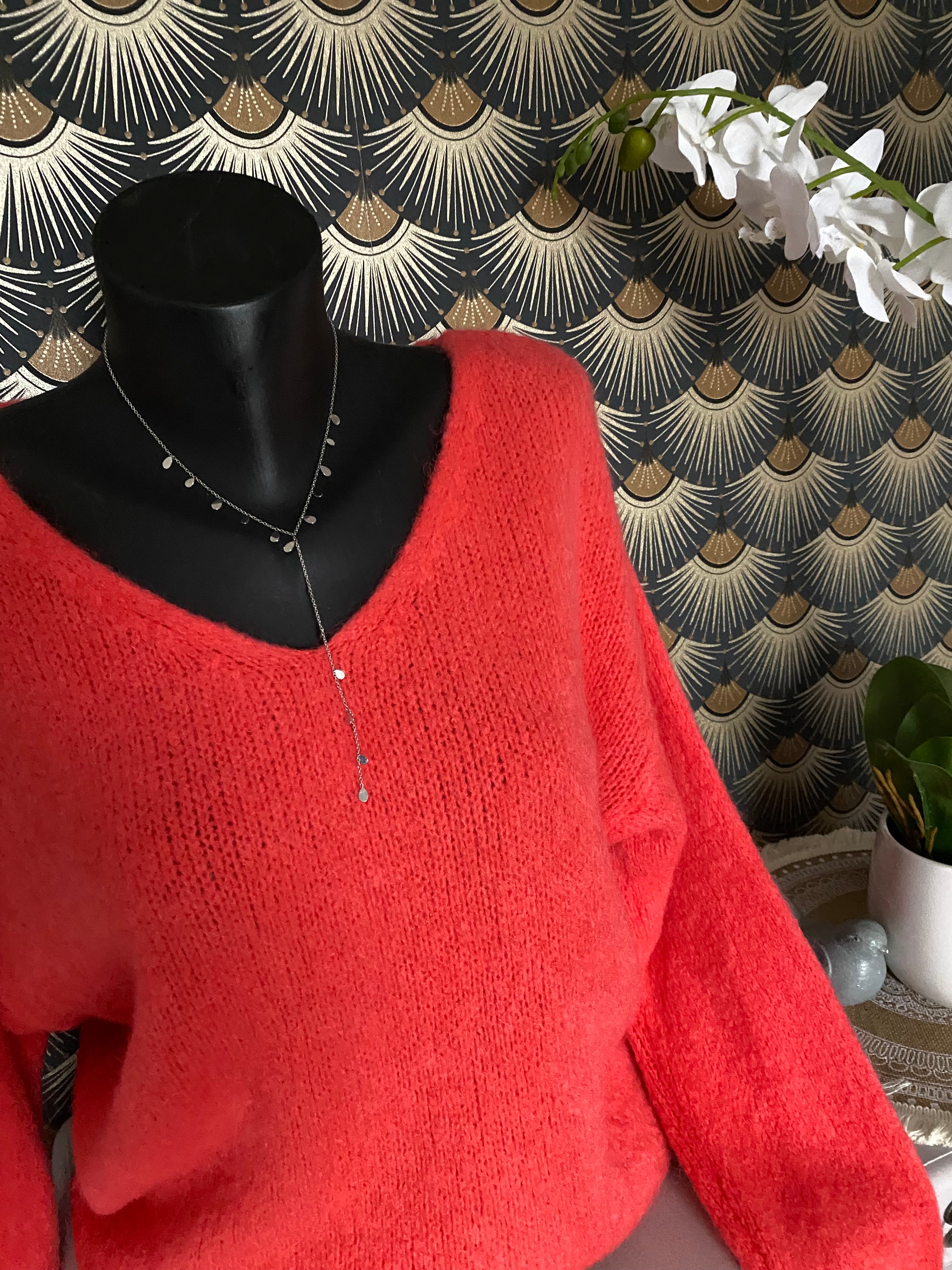 PULL NINOU CORAIL TU 36/44  BABY ALPAGA