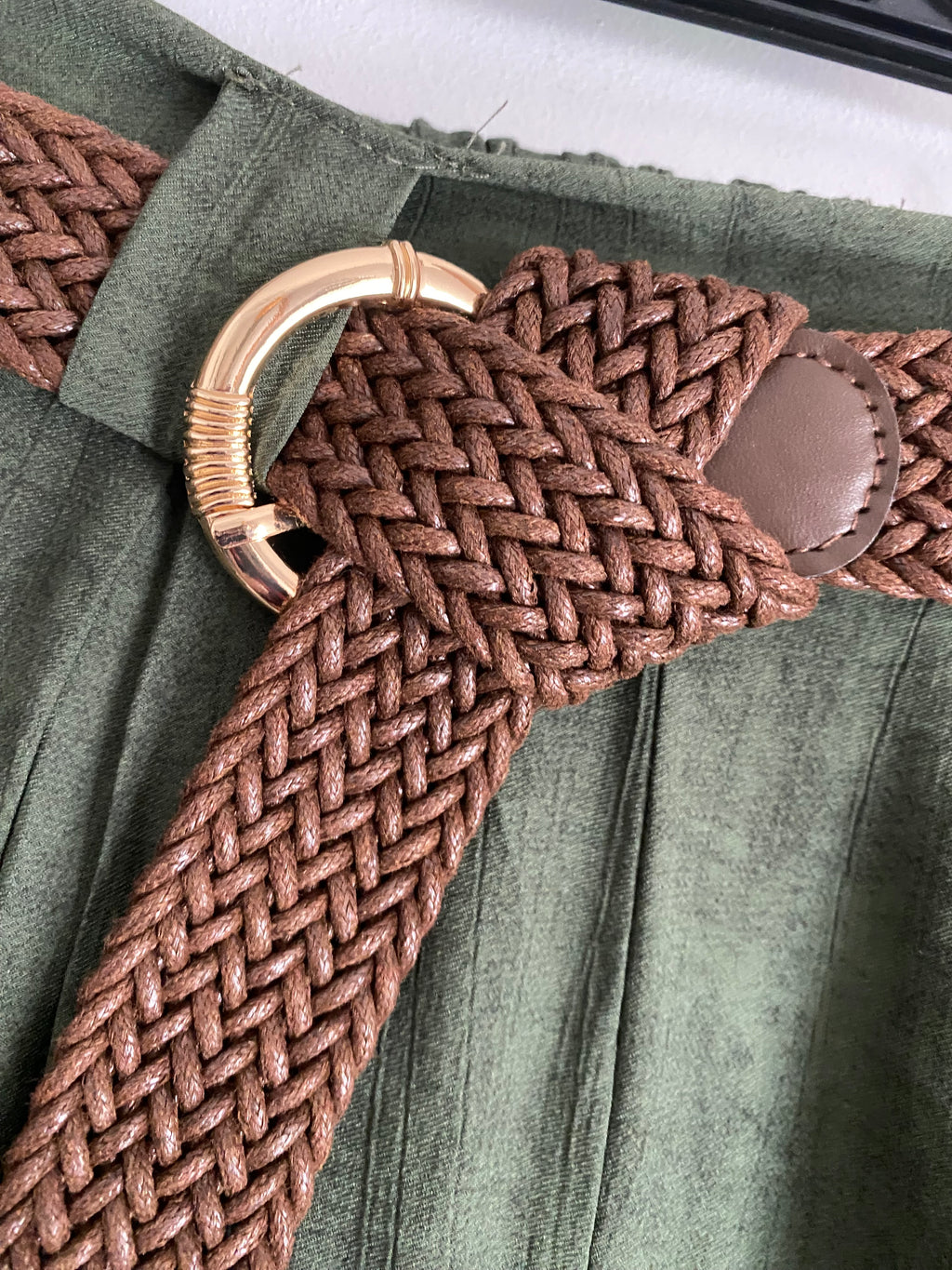 PANTALON PALAZZO FLUIDE KAKI TU 36/42