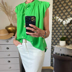 BLOUSE SCARLET  38/44   petit 46 TROIS COULEURS DISPONIBLES ( VERT, ORANGE ,VIOLET )