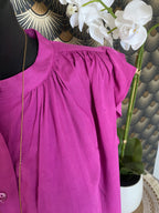 BLOUSE SCARLET  38/44   petit 46 TROIS COULEURS DISPONIBLES ( VERT, ORANGE ,VIOLET )