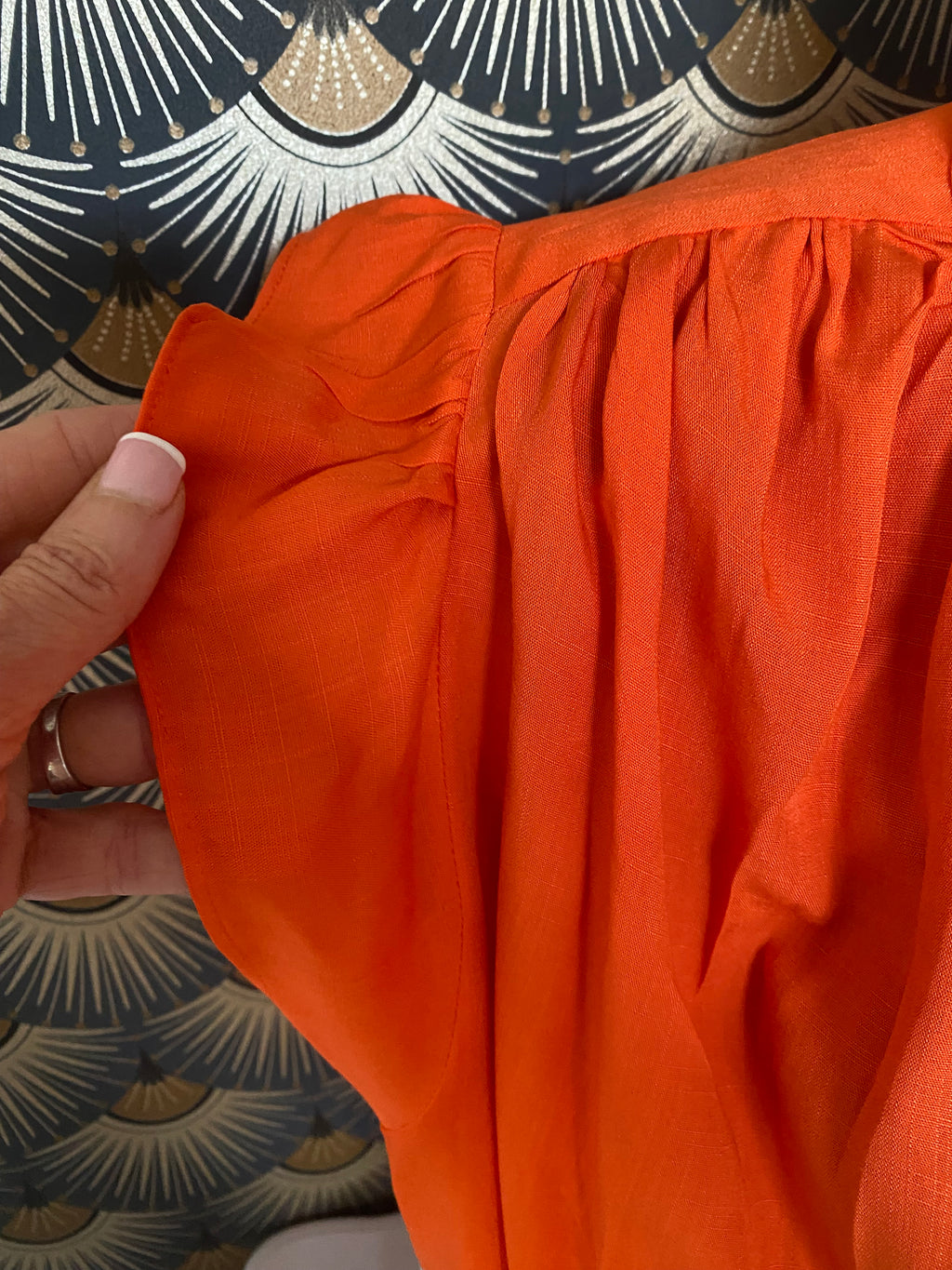 BLOUSE SCARLET  38/44   petit 46 TROIS COULEURS DISPONIBLES ( VERT, ORANGE ,VIOLET )