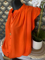 BLOUSE SCARLET  38/44   petit 46 TROIS COULEURS DISPONIBLES ( VERT, ORANGE ,VIOLET )