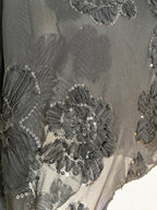 TOP DENTELLE ET SEQUIN  TU 34/42