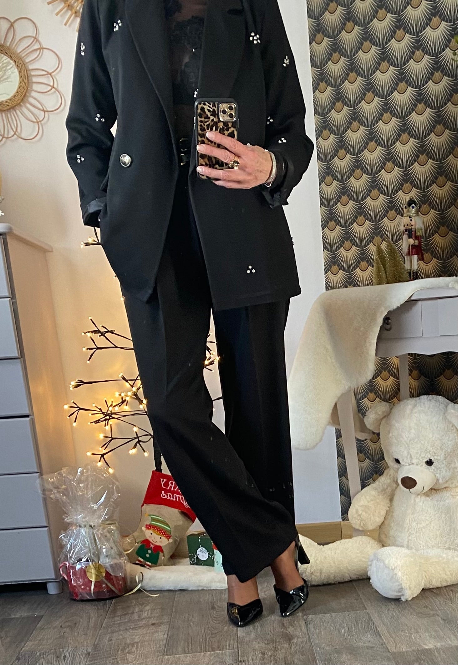 PANTALON TYPE COSTUME  TAILLE M OU L