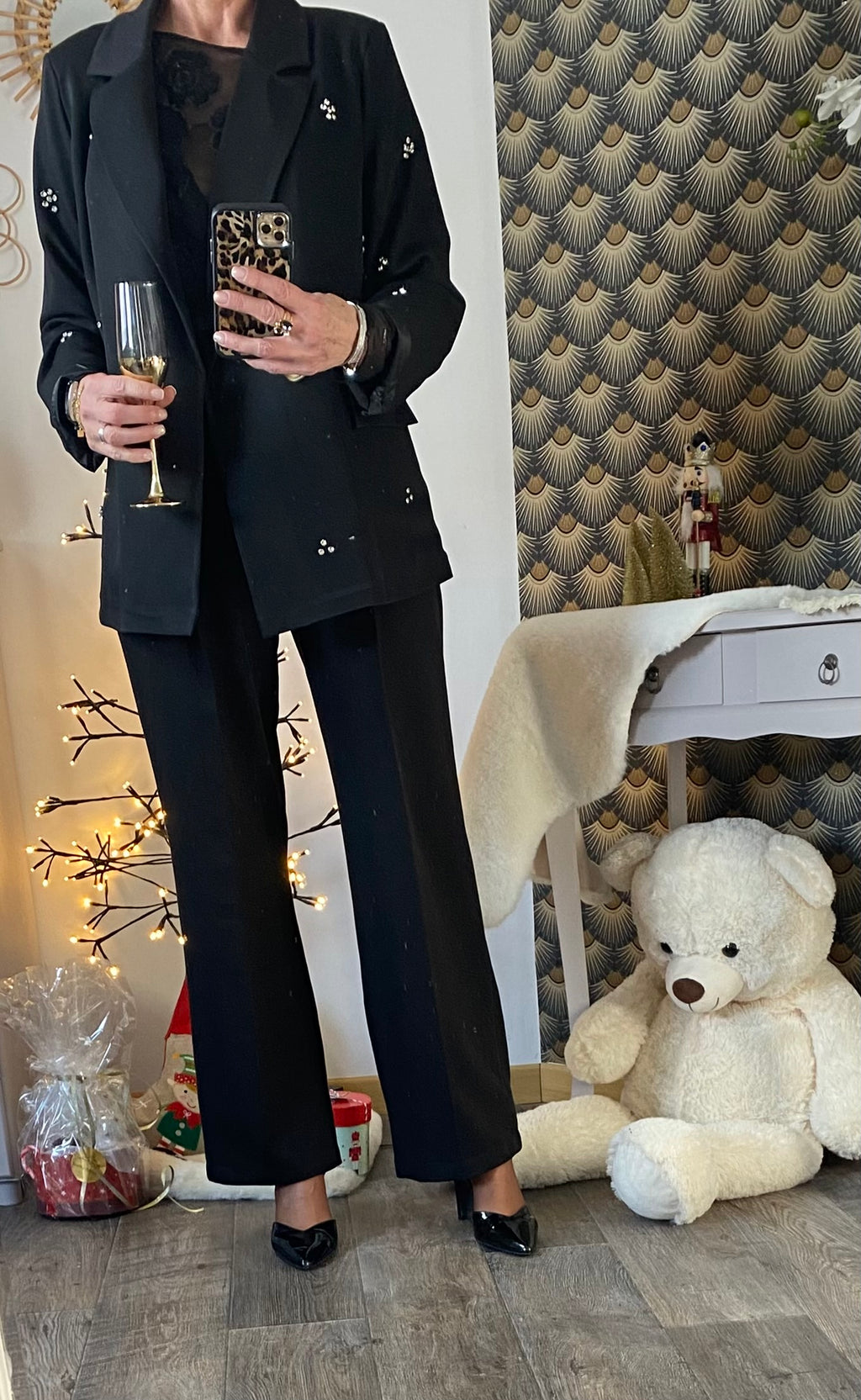 PANTALON TYPE COSTUME  TAILLE M OU L