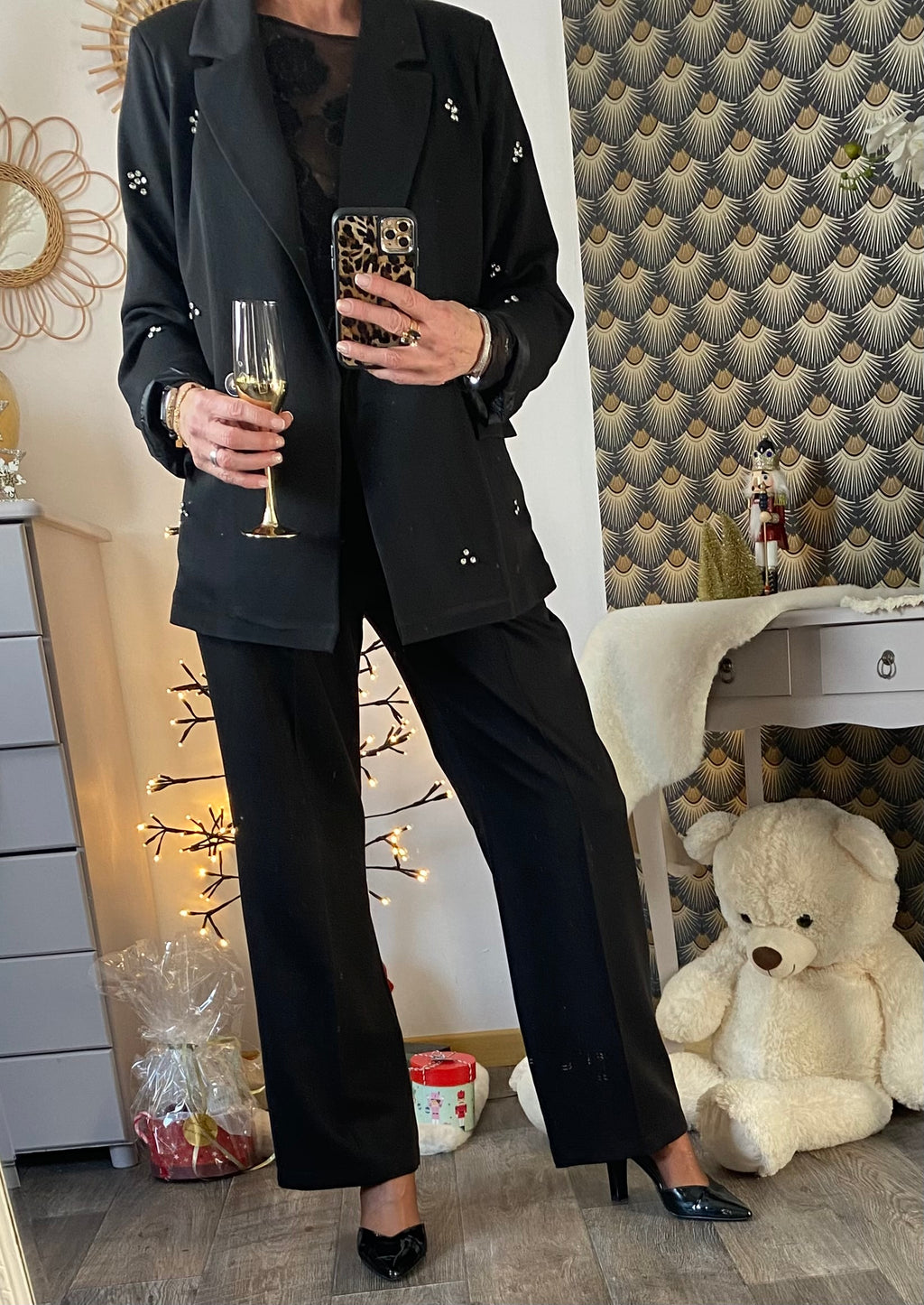 VESTE BLAZER DIAMS NOIRE TU 36/44