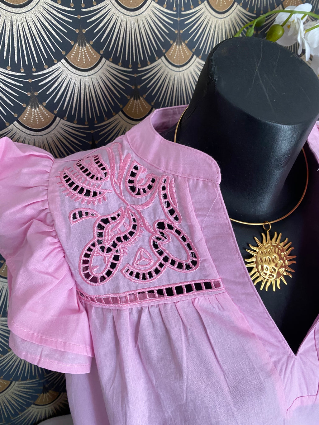 BLOUSE EMMA  ROSE   TAILLE S/M OU M/L