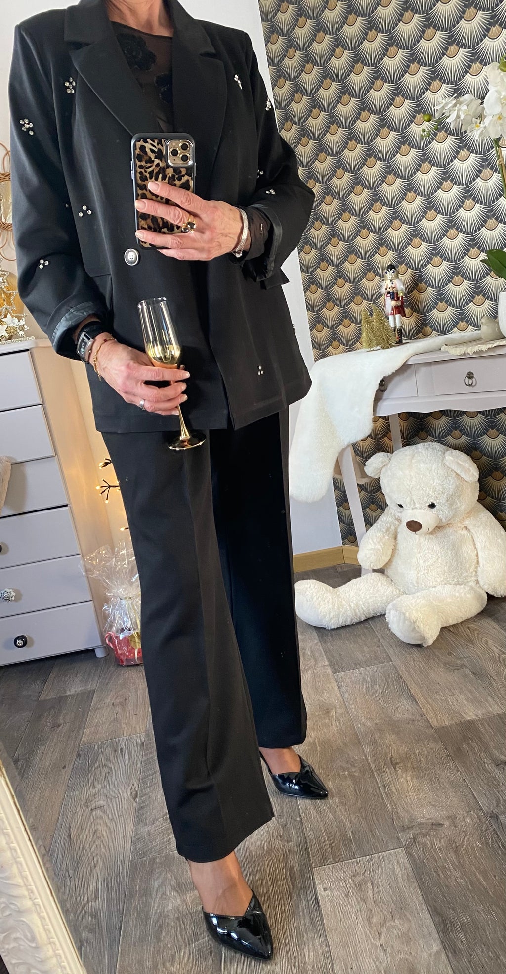 VESTE BLAZER DIAMS NOIRE TU 36/44