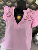 BLOUSE EMMA  ROSE   TAILLE S/M OU M/L