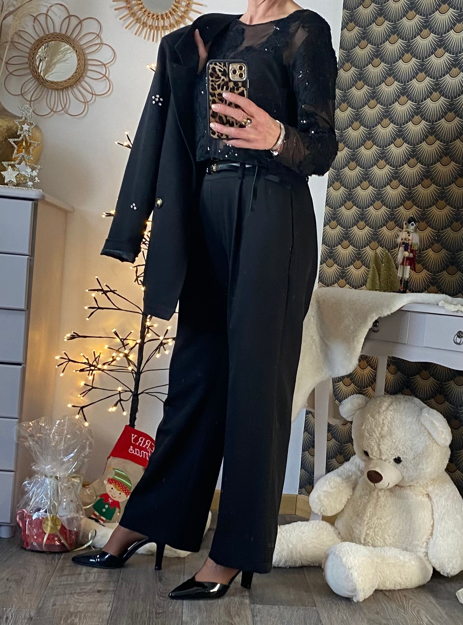 VESTE BLAZER DIAMS NOIRE TU 36/44