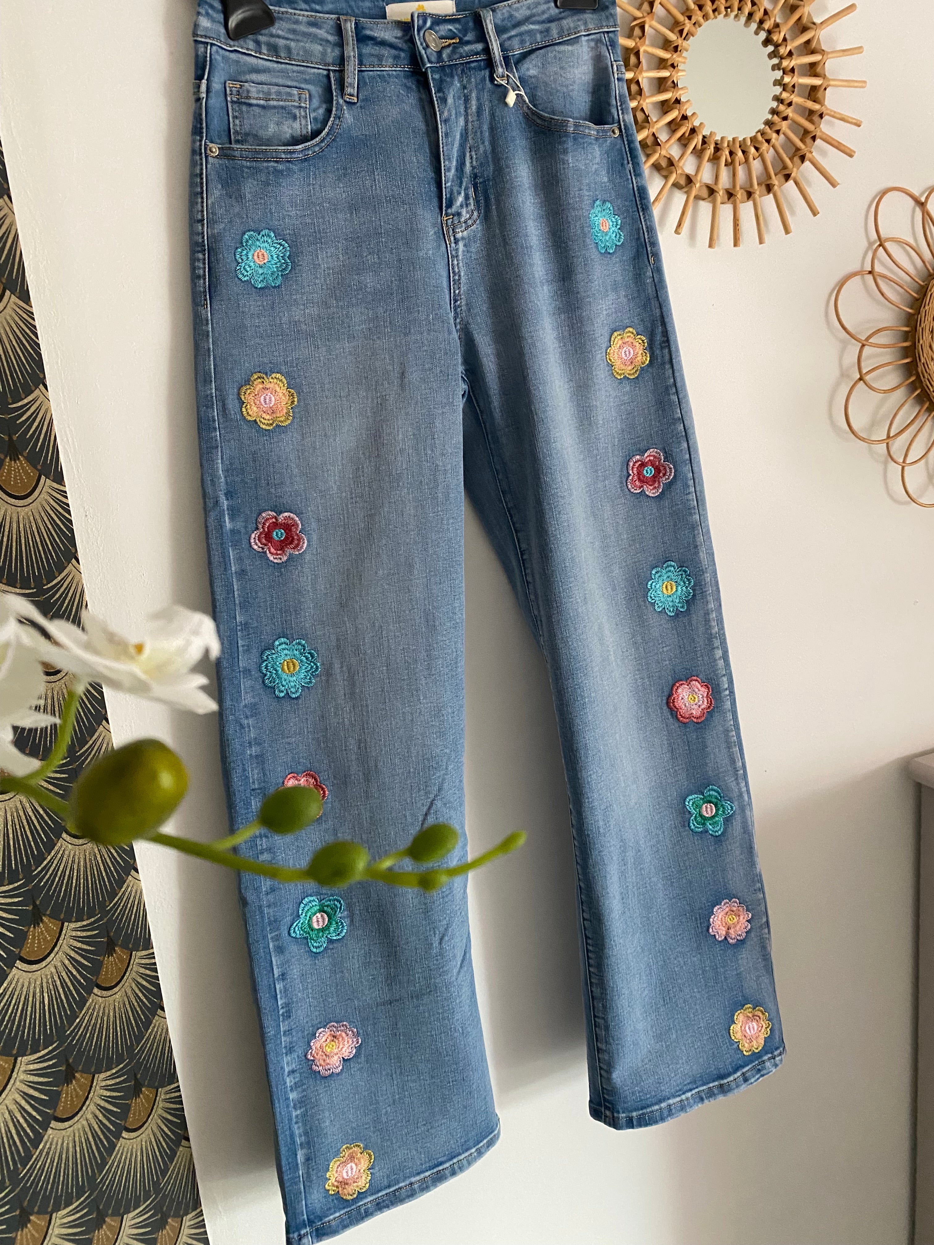 PANTALON JEAN ONADO BOHEME  TAILLES 36/38/40/42/44