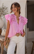 BLOUSE EMMA  ROSE   TAILLE S/M OU M/L