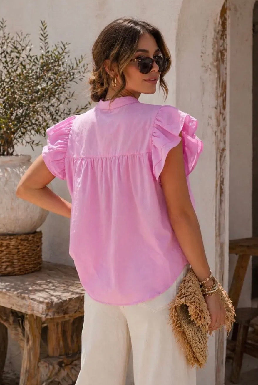 BLOUSE EMMA  ROSE   TAILLE S/M OU M/L