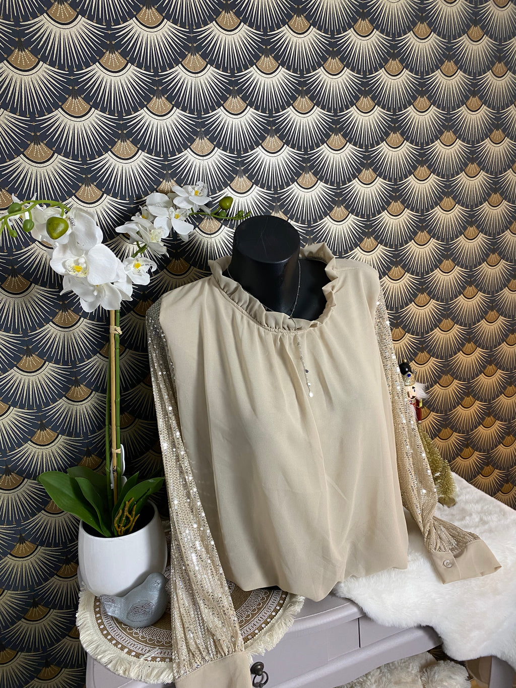 BLOUSE STEFY  TU 36/42  ECRU