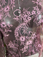 TOP DENTELLE GINA  TU 36/42  BORDEAUX