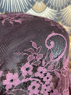 TOP DENTELLE GINA  TU 36/42  BORDEAUX