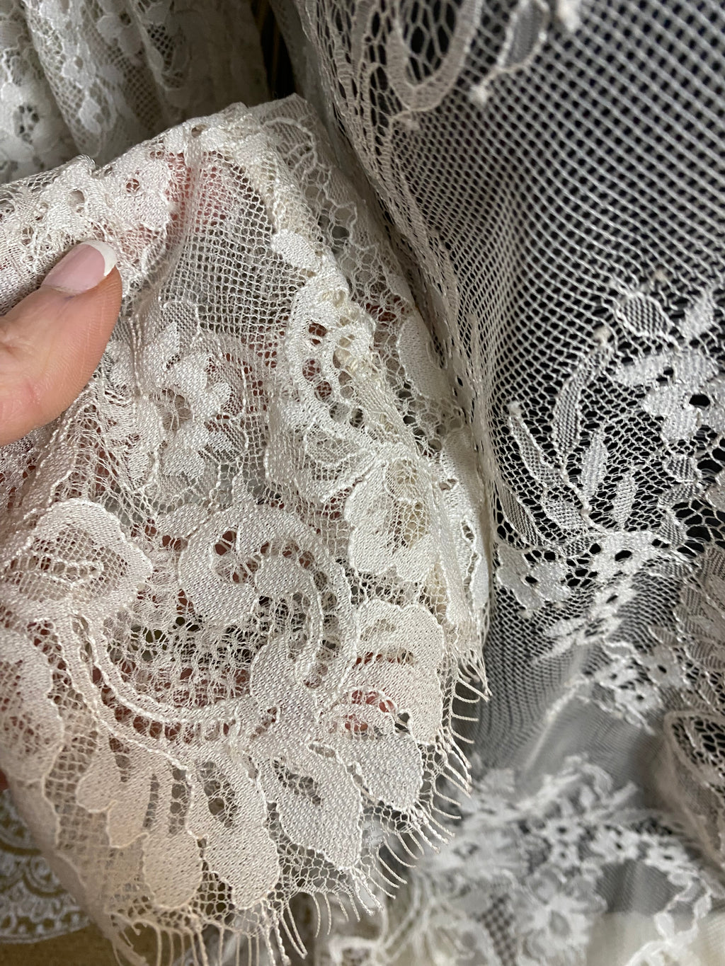 TOP DENTELLE GINA  TU 36/42  ECRU