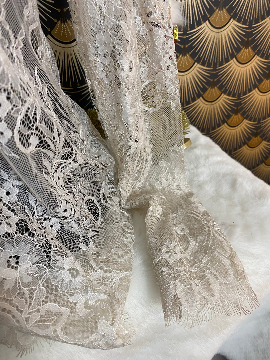 TOP DENTELLE GINA  TU 36/42  ECRU