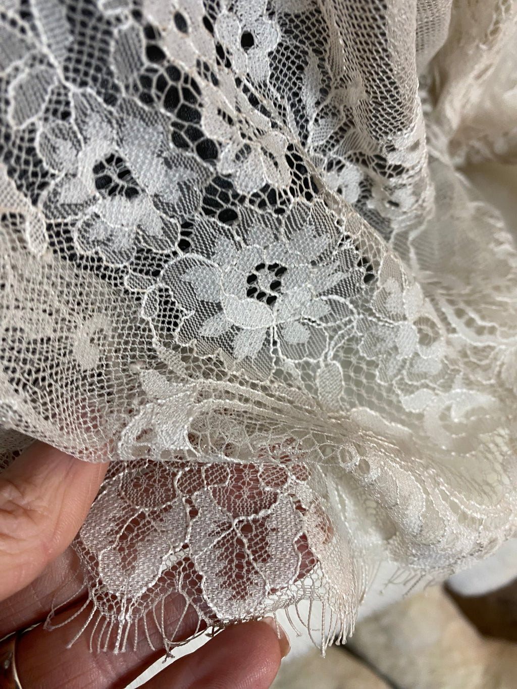 TOP DENTELLE GINA  TU 36/42  ECRU